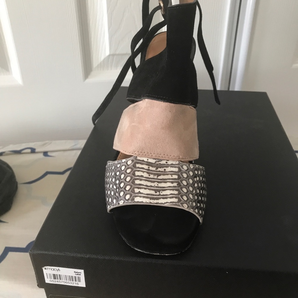 Coach multi colored sandals